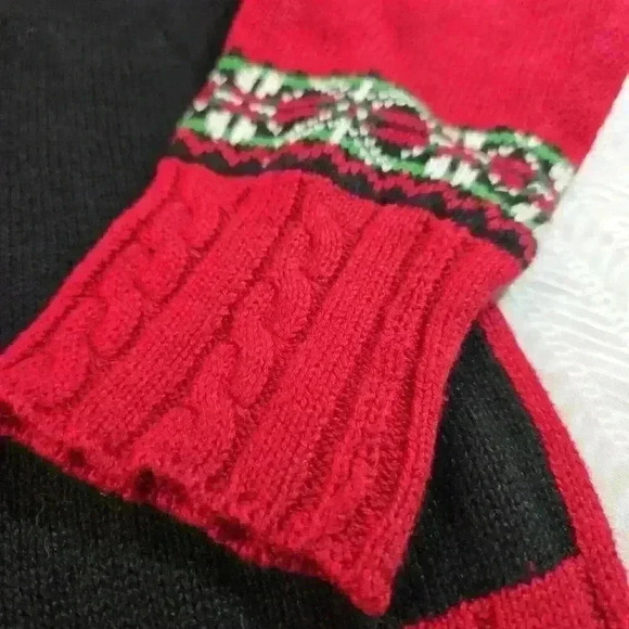 Vintage Sweater Bonnie & Bill Ramie Cardigan Fair Isle Womens XL Festive Nordic - Picture 5 of 16